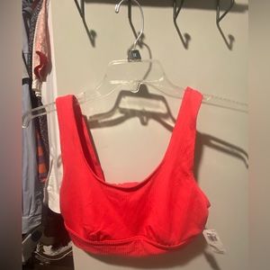 Hot pink crop/bralette
